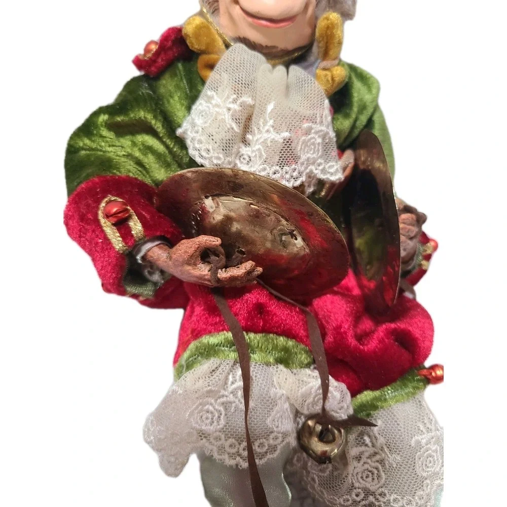 Katherine's Collection Wayne Kleski‎ Monkey Musicians Set of 4 Vintage Christmas